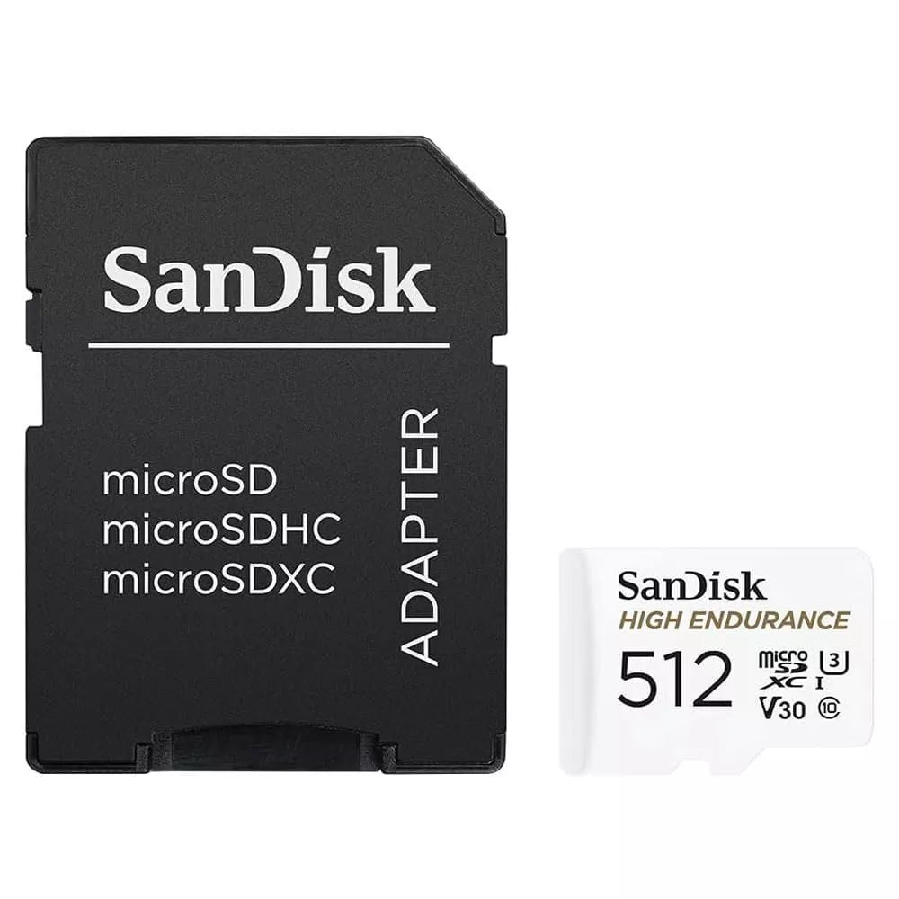 SanDisk High Endurance microSD Card for Dash Cams and CCTV Security Cameras