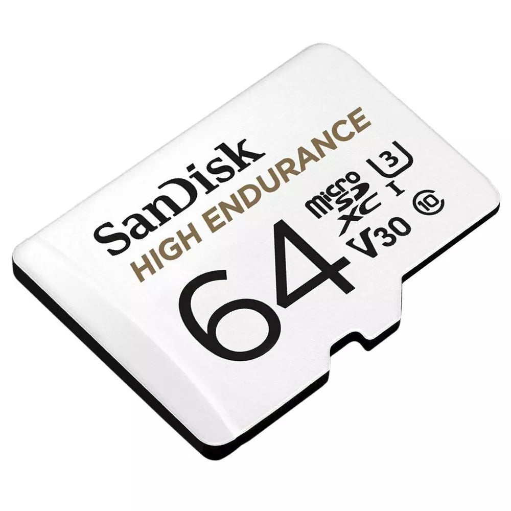 SanDisk High Endurance microSD Card for Dash Cams and CCTV Security Cameras