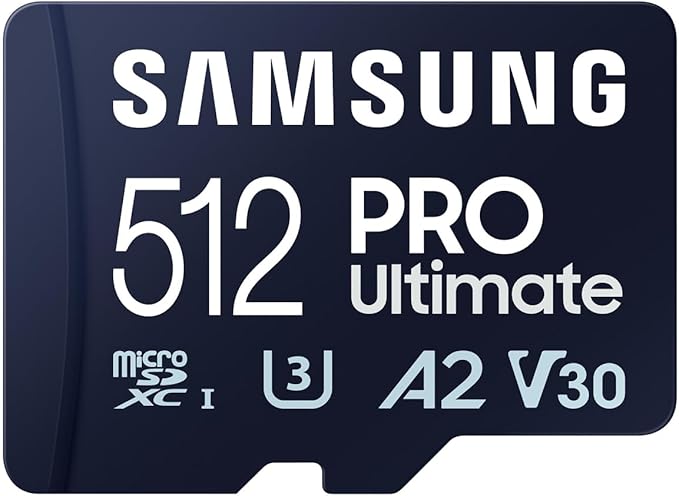 Samsung Ultimate Pro microSD Card with SD Adapter