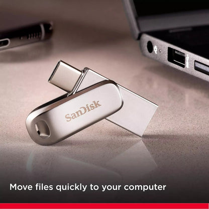 SanDisk Ultra Dual Drive Luxe 3.2 USB Type-C Flash Drive