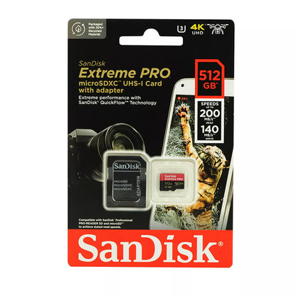 SanDisk Extreme PRO microSDXC A2 V3 UHS-I U3 Memory Card