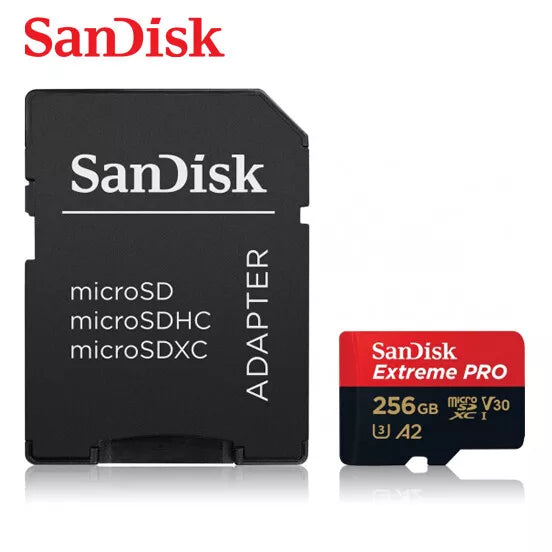 SanDisk Extreme PRO microSDXC A2 V3 UHS-I U3 Memory Card